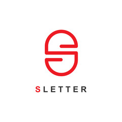 Abstract Initial Letter S Logo, logo letter s