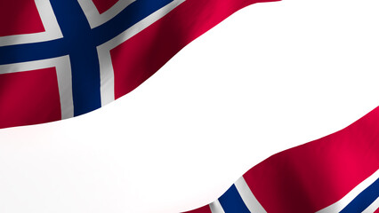national flag background image,wind blowing flags,3d rendering,Flag of Norway