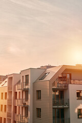 Sustainable future building and architecture.