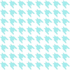 Houndstooth seamless pattern, blue and white can be used in decorative designs. fashion clothes Bedding sets, curtains, tablecloths, notebooks, gift wrapping paper