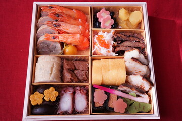Osechi Ryori or Japanese Traditional New Year's Food - 日本料理 元旦 おせち料理	
