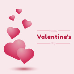 The art of passion design and decoration element, shape, banner, and template symbolizes valentine's celebration of love and romance and a happy holiday on valentines day.
