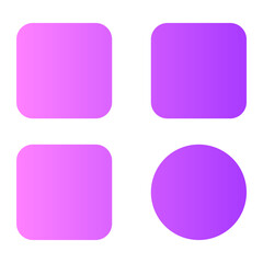 widgetopen menu gradient icon