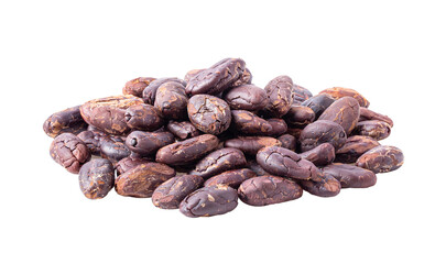 Cacao pod isolated on transparent png
