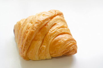 Mini Croissant  on white background.