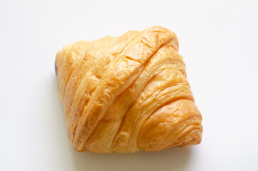 Mini Croissant  on white background.