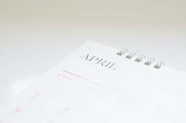 Fototapeta premium Blurred calendar in planning concept.