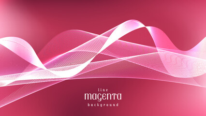 Abstract and magenta color concept line background