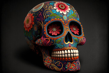 Sugar Skull (Calavera) to celebrate Mexico's Day of the Dead