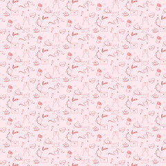 Valentine's day special background surface pattern  vector design for packaging, background,wrapping or any kind of surface desired.   
