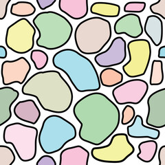 Abstract colors on white background vector