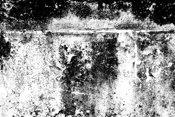 cracked abstract wall, black and white textured wall background, cracked wall background