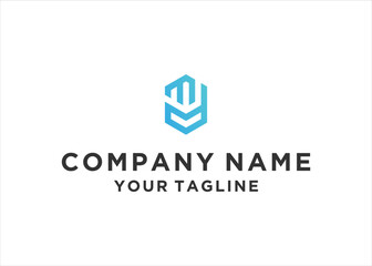 letter md logo design vector illustration template