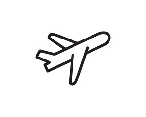 Airport vector line icon design