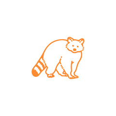 vector illustration of a tabby cat