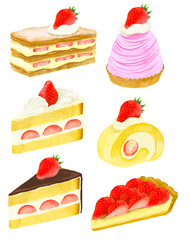 苺のスイーツ　セット　１