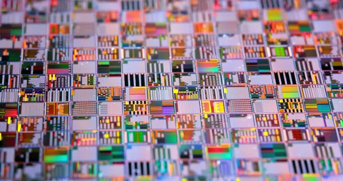 Silicon semiconductor wafer close-up. In electronics, a wafer also called a slice or substrate is a thin slice of semiconductor, a crystalline silicon, used for the fabrication of integrated circuits