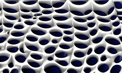 abstract black and white wavy background