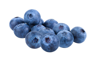 Fresh blueberry  isolated on transparent png