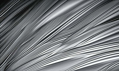 Fototapeta premium abstract black and white wavy background