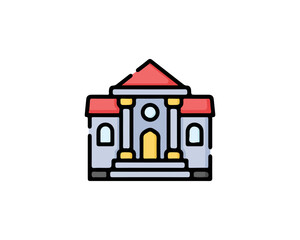 art academy vector icon design