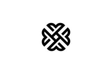 Minimal Awesome Creative Trendy Professional Abstract Logo Design Template On White Background