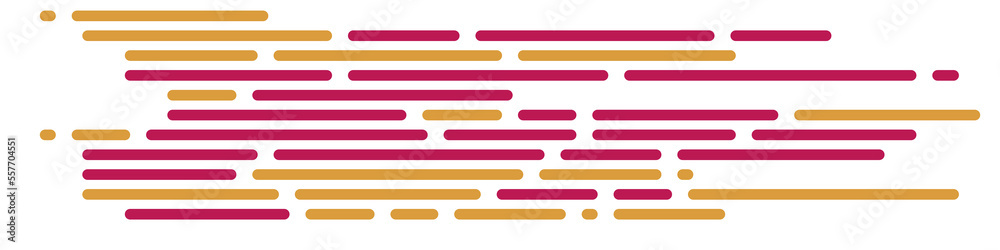 Wall mural code on screen vector illustration, flat cartoon coding lines simulation