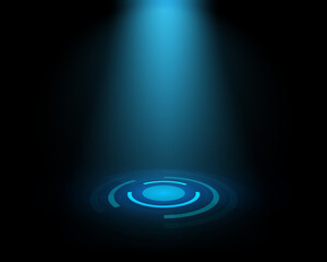 background technology blue light concept