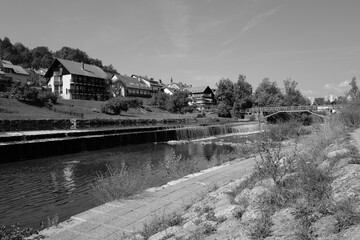 village on the river