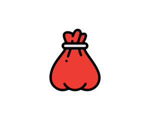 Bag vector flat icon design