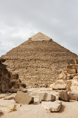 Pyramid of Khufu, Cheops Pyramid in Cairo, Egypt