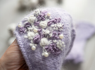 knitted newborn baby clothes