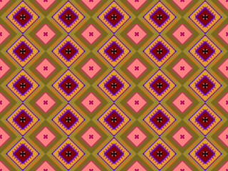 seamless geometric ethnic pattern design