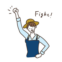 農業　農家　みかん　オレンジ　女性