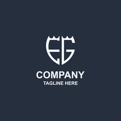 creative eg monogram logo design