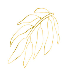 Gold Leaf Illustration