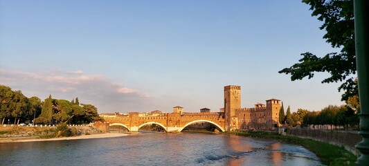 bridge over the river,Italy, Verona - 557716366