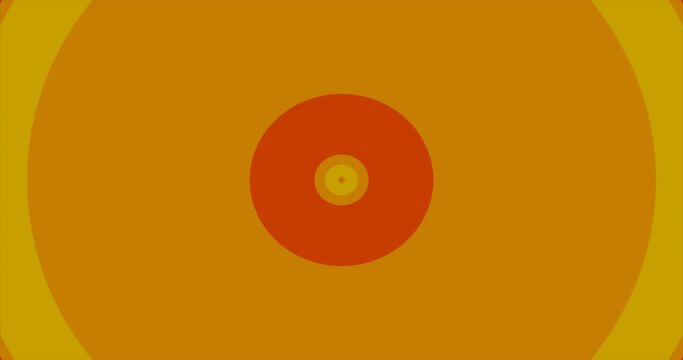 Animated background pattern of gold circle color gradations