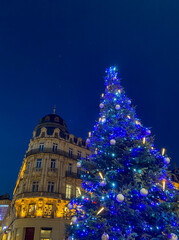 Sapin de Noël de la place de la Comédie à Montpellier