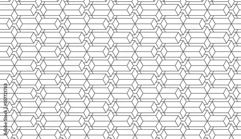 Wall mural geometric pattern seamless. trendy design vector background for web backdrop or paper print.