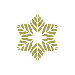 Abstract Flower Decoration Mandala Vector Logo Template