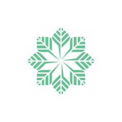 Abstract Flower Decoration Mandala Vector Logo Template