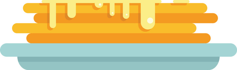 Pancakes icon. Flat illustration of Pancakes vector icon for web design isolated