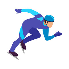 Speed Skating Icon