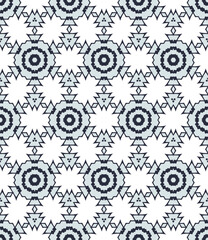 Geometric pattern. Seamless vector background. Ethnic graphic design.
