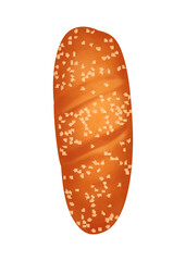 Bread Realistic Illustration