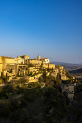 Fototapeta na wymiar Gordes small medieval town in Provence, Luberon, Vaucluse, France