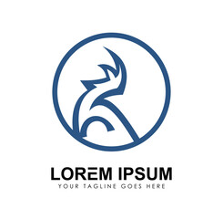 Rhino Logo Template vector Icon