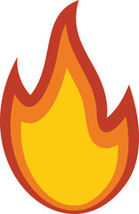 Fire flame smoke icon. Flat illustration of Fire flame smoke vector icon for web design isolated