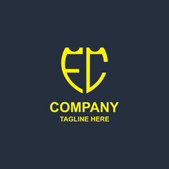 Obraz premium creative fc monogram logo design